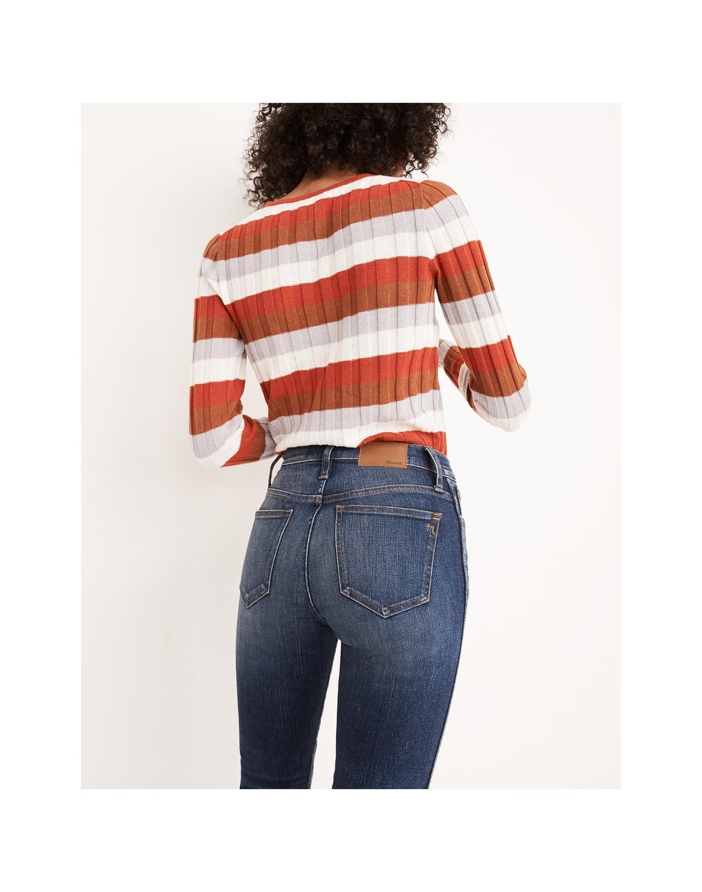 MADEWELL Slim Straight Jeans in Hammond Wash Jeans