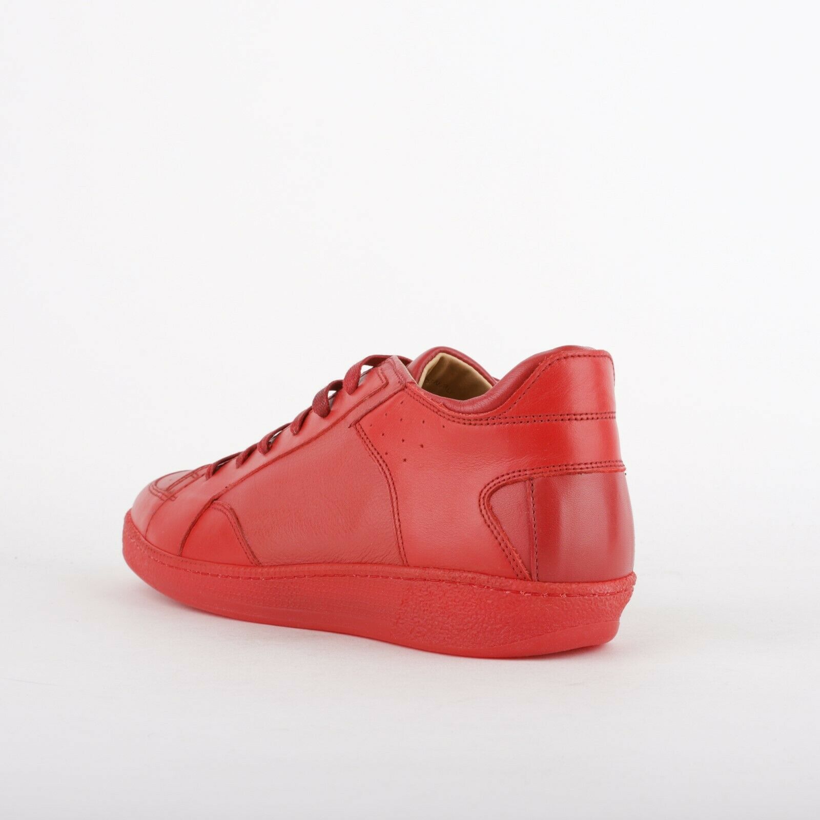 Baskets basses en nappa rouge Maison Martin Margiela