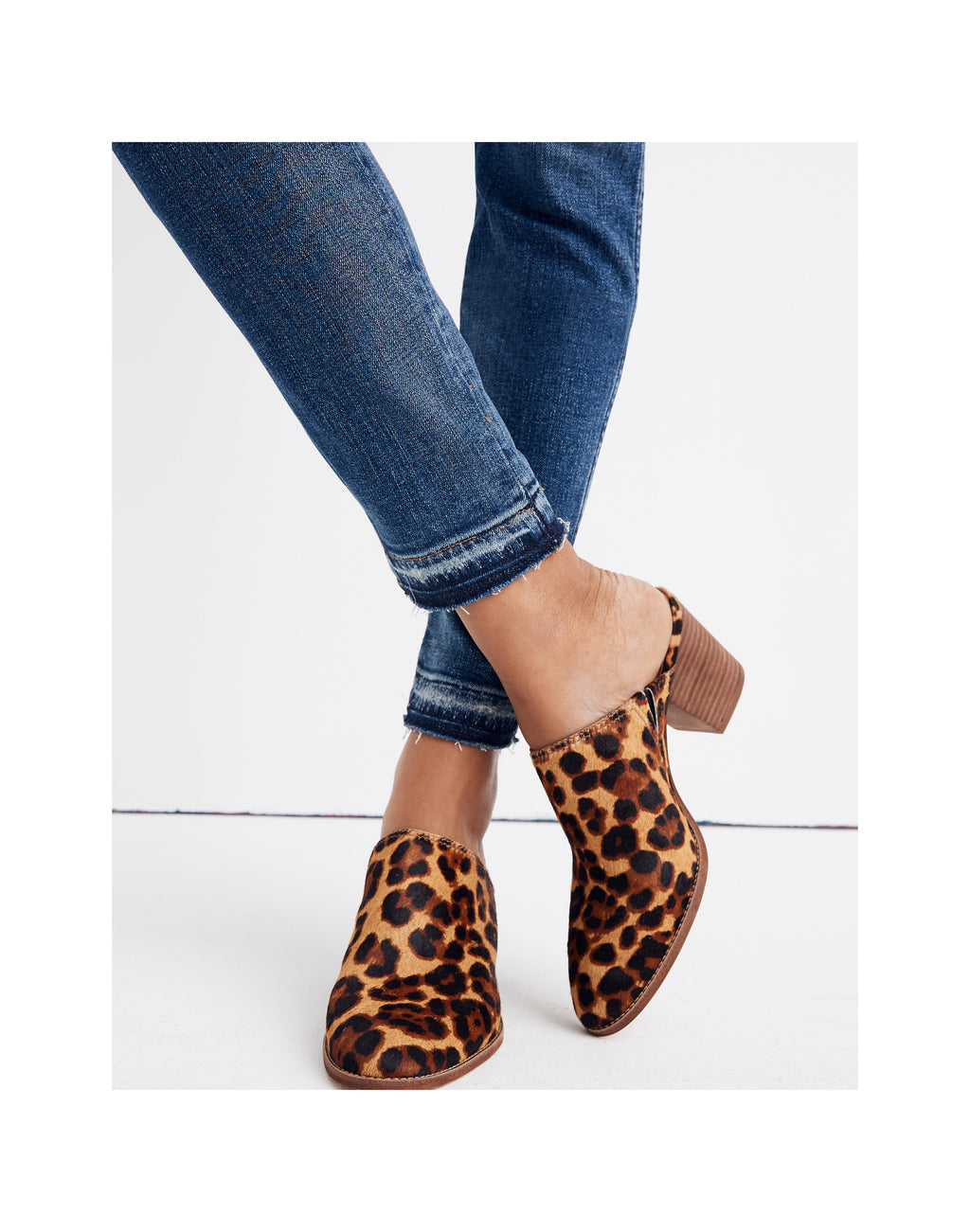 Джинсы-скинни со средней посадкой MADEWELL 9 дюймов в цвете York Wash: порвать и починить