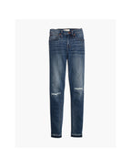 Джинсы-скинни со средней посадкой MADEWELL 9 дюймов в цвете York Wash: порвать и починить