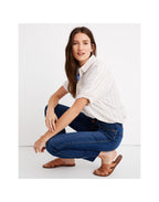 MADEWELL 10-tommers skinny crop-jeans med høy høyde