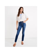 MADEWELL 10-tommers skinny crop-jeans med høy høyde