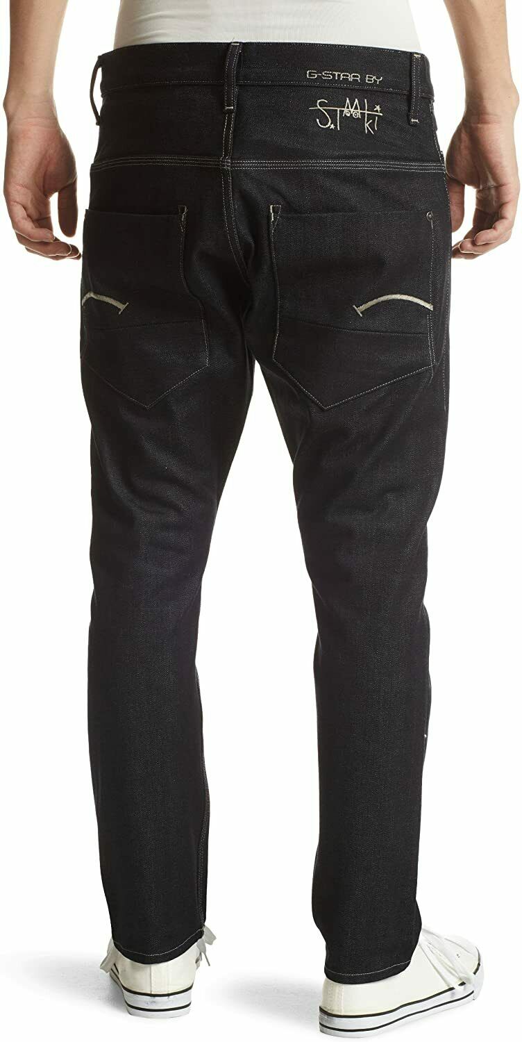 G-Star Raw X Nano Universe Cropped Selvedge Radar Tapered RL Beryl Denim Jeans