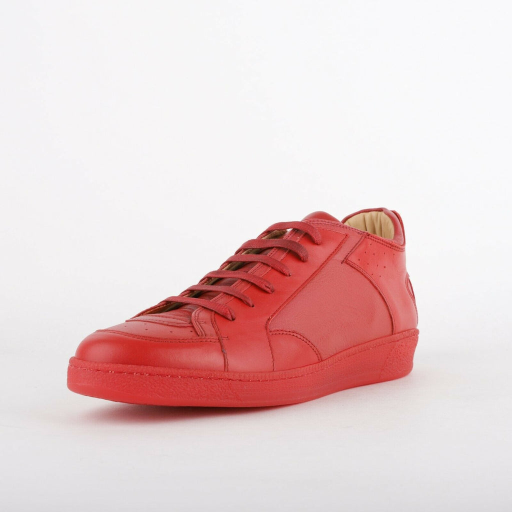 Baskets basses en nappa rouge Maison Martin Margiela