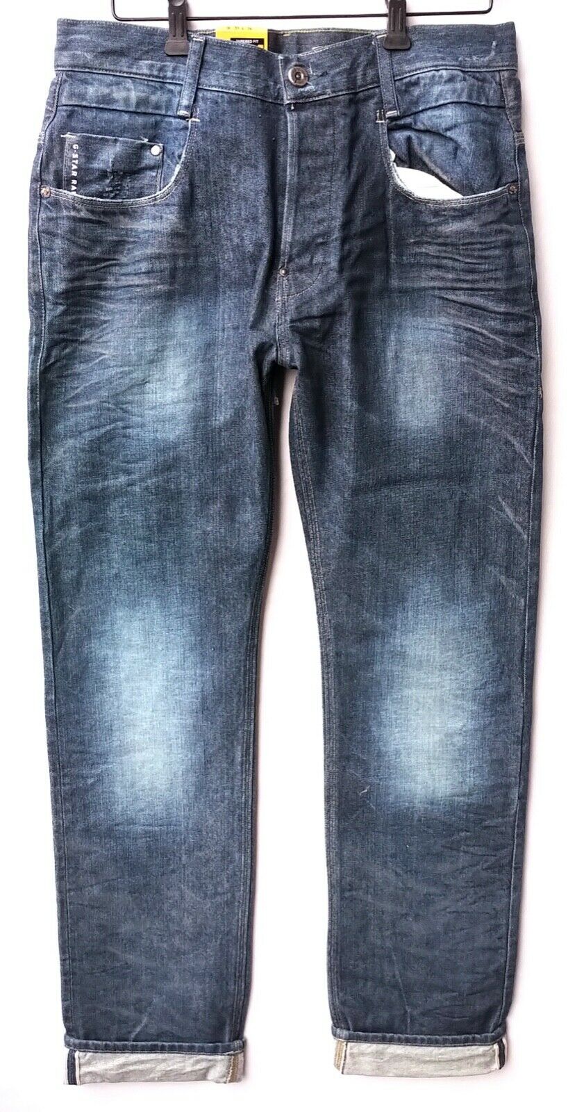 G-Star Selvedge New Radar Tapered Red Listing Hammer Denim Jeans