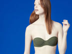 Diane Von Furstenberg DVF Constructed Bandeau Green Bikini Top - House Of Huntington