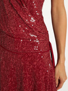 Diane Von Furstenberg DVF Brenndah Sequinned Red Dress - House Of Huntington