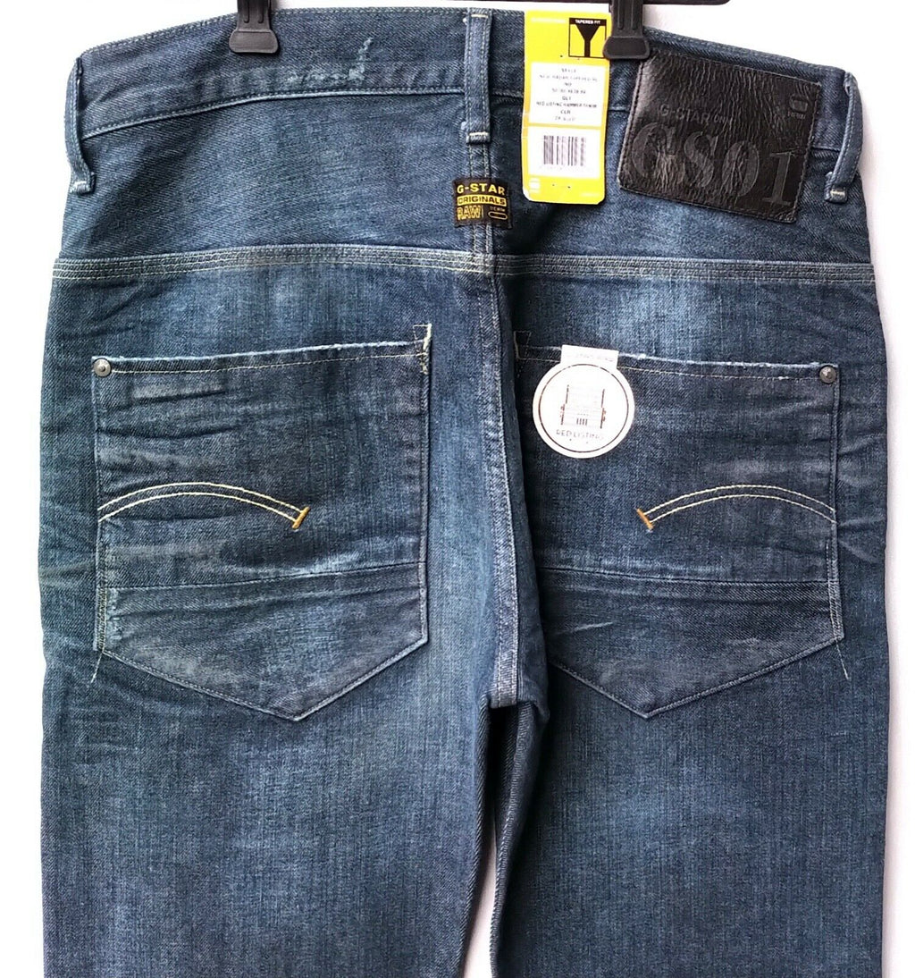 G-Star Selvedge New Radar Tapered Red Listing Hammer Denim Jeans