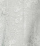 ALEXA CHUNG Icy Blue Floral Satin Midi Skirt - House Of Huntington