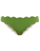 Marysia Antibes Reversible Bikini Bottoms in Green/Pink - House Of Huntington