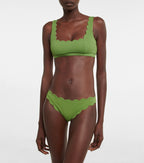 Marysia Antibes Reversible Bikini Bottoms in Green/Pink - House Of Huntington