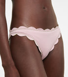 Marysia Antibes Reversible Bikini Bottoms in Green/Pink - House Of Huntington