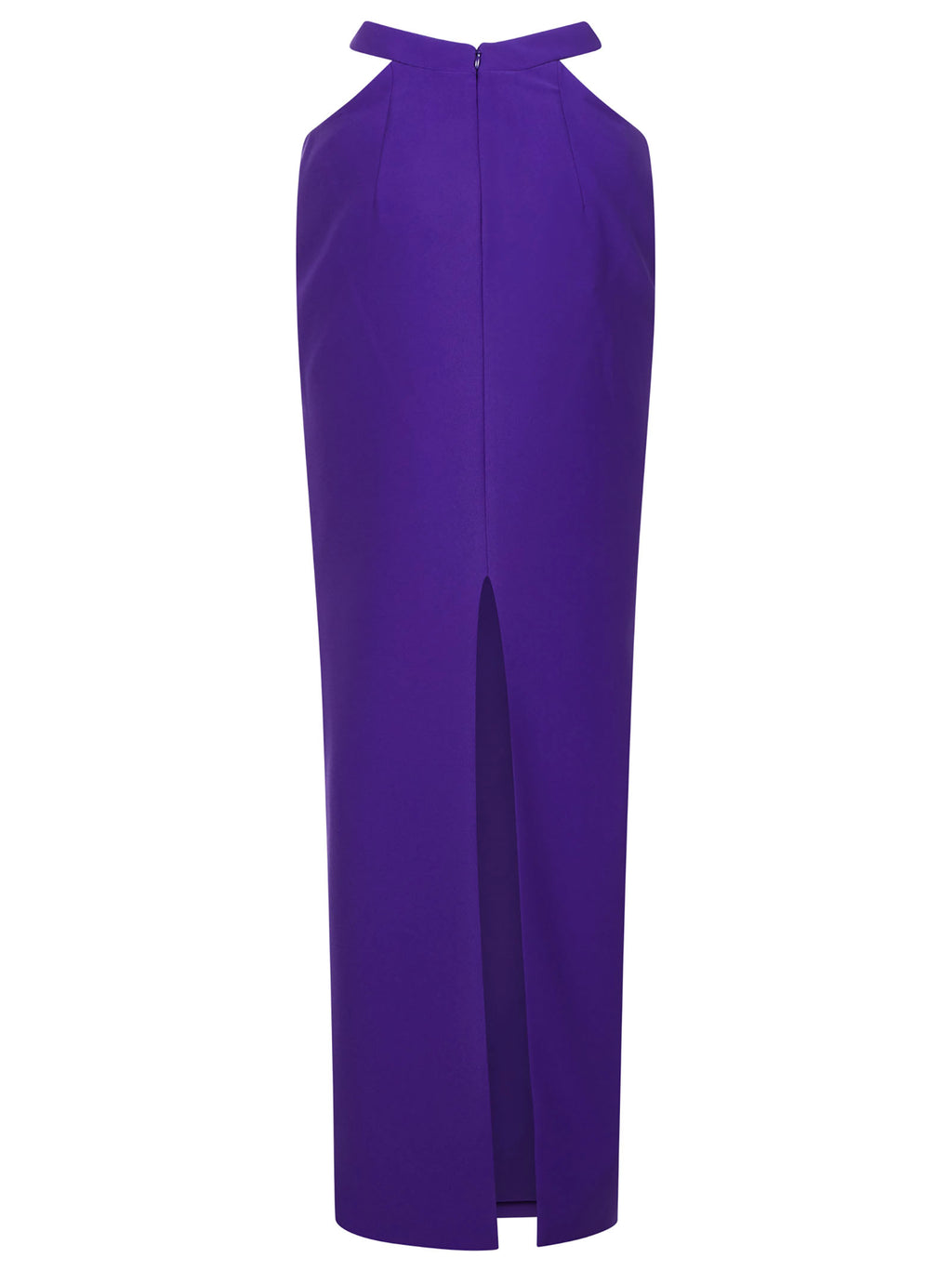 MONOT Cut-out Waist Back Slit Purple Maxi Skirt - House Of Huntington