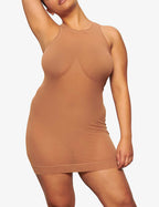 SKIMS Summer Mesh Slim-Fit Mesh Mini Dress