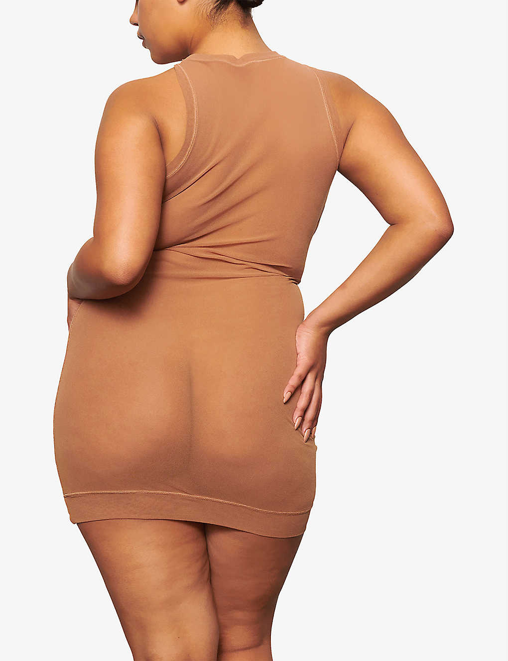 SKIMS Summer Mesh Slim-Fit Mesh Mini Dress