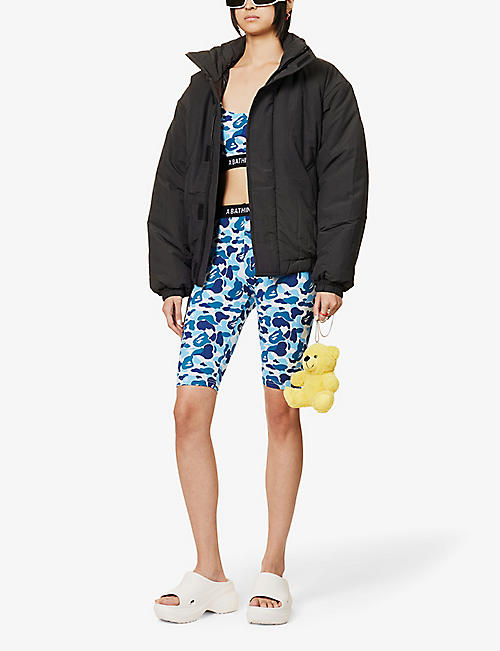 A BATHING APE ABC Blue Camo Shorts