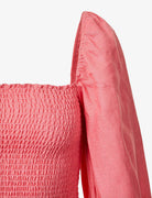 Reformation Pink Greyson Smocked Linen Mini Dress - House Of Huntington