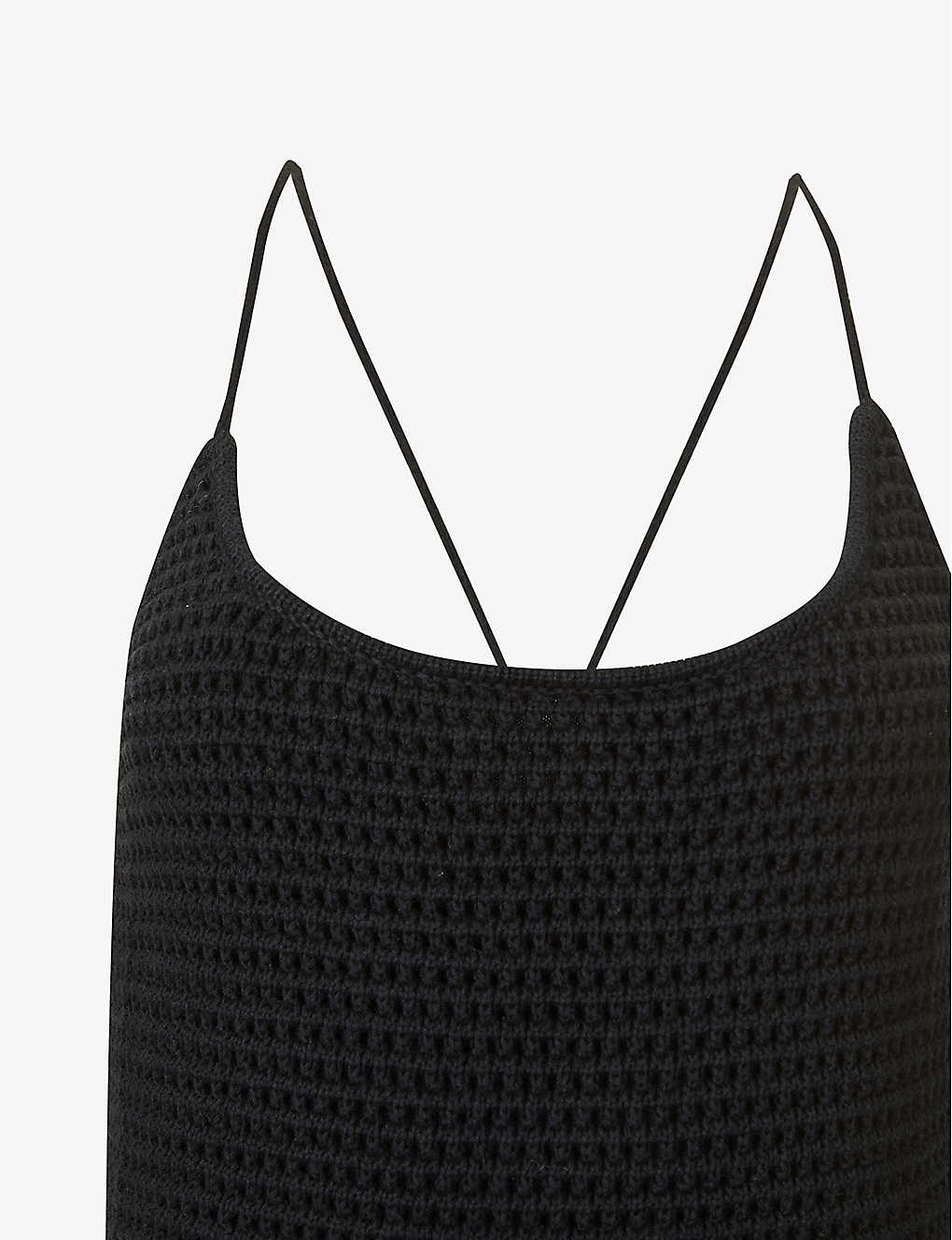 Reformation Alexina Open Knit Fringe Hem Dress - House Of Huntington