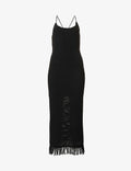 Reformation Alexina Open Knit Fringe Hem Dress - House Of Huntington