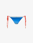 CASABLANCA Tennis Club Wave Print High Rise Bikini Bottoms - House Of Huntington