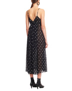 Rixo London Misty Black Ditsy Floral Print Summer Wrap Dress - House Of Huntington