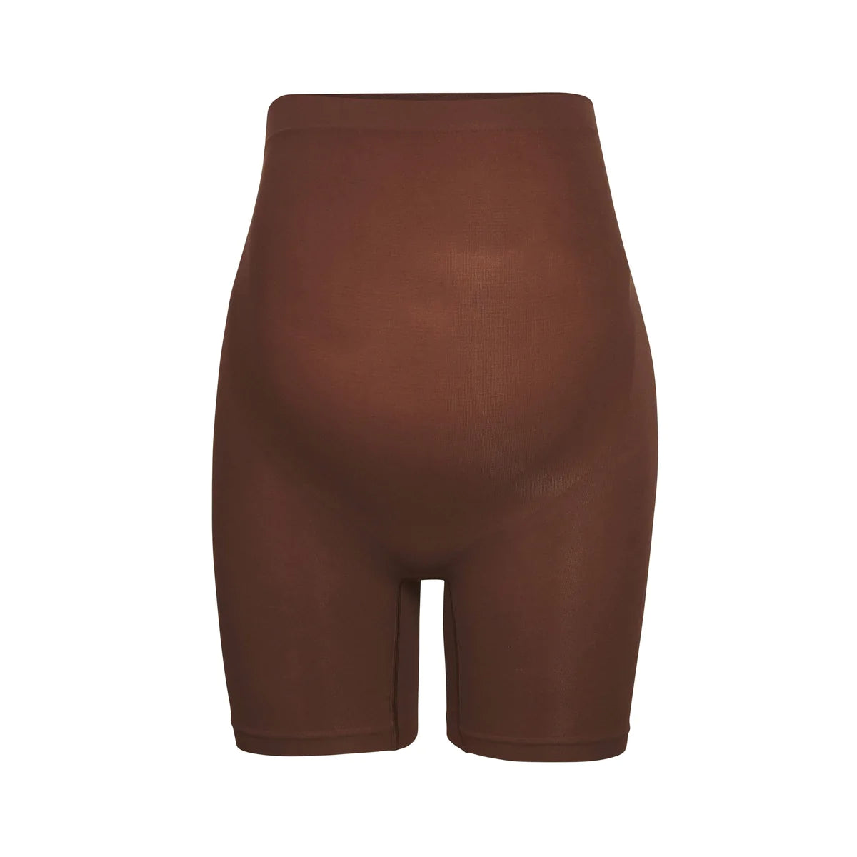 Maternity Sculpting Shorts Mid Thigh Cocoa