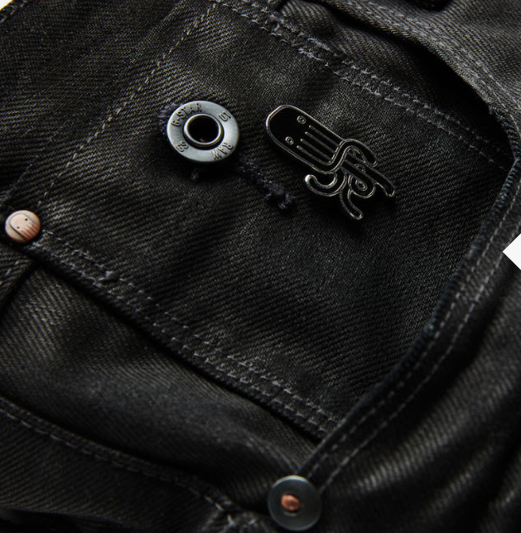 G-Star X Pharrell Oceans Type C Jeans neri super slim neri