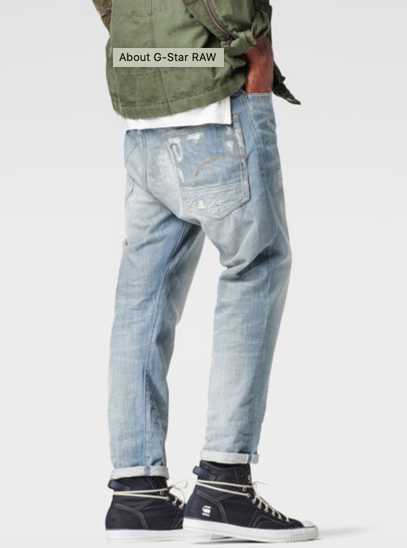 بنطلون جينز G-Star RE US أول جينز كلاسيكي خفيف اللون مُجدد