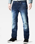 G-STAR RAW Attacc Straight Pillar Denim Denim envejecido medio