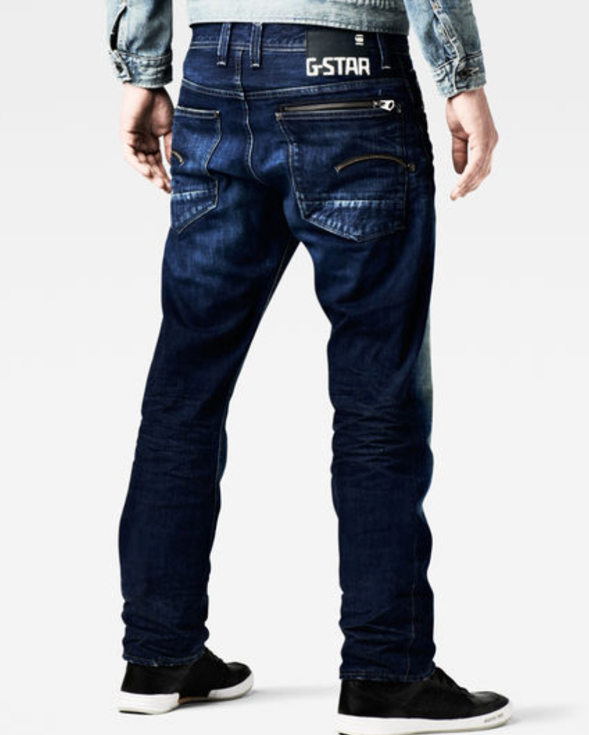 G-STAR RAW Attacc Straight Pillar Denim Medium Aged 牛仔布