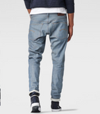 G-STAR 3301 جينز سيلفيدج مدبب 9 أونصة دنيم داست رمادي أزرق