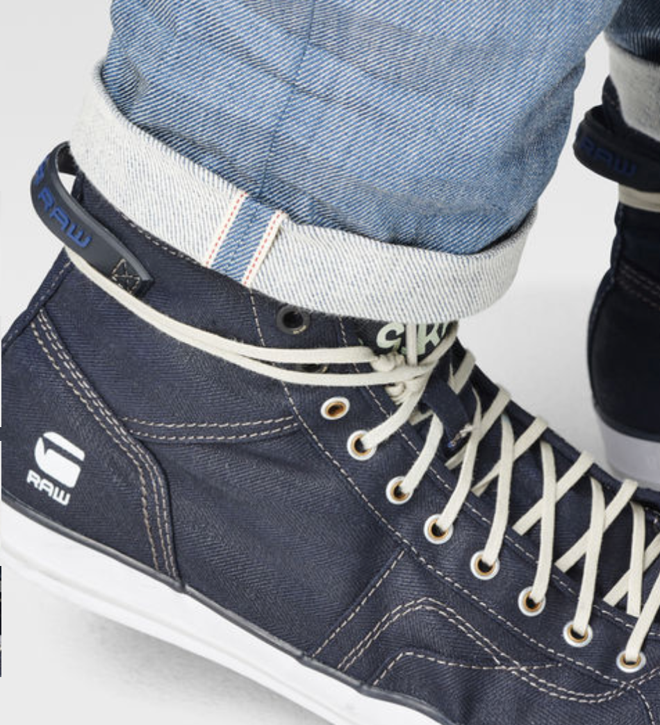 G-STAR 3301 جينز سيلفيدج مدبب 9 أونصة دنيم داست رمادي أزرق