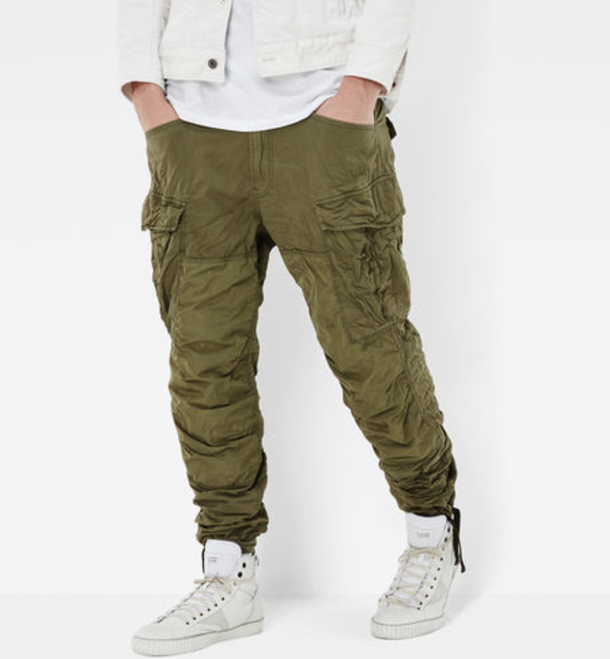 Pantaloni cargo G-Star Rovic Loose Mix Sage