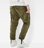 Pantaloni cargo G-Star Rovic Loose Mix Sage
