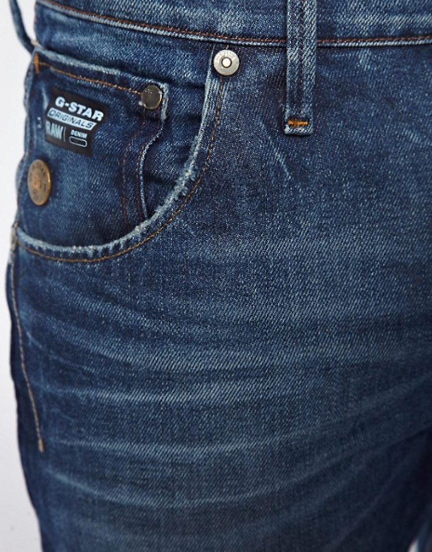 Středně staré džíny G-STAR Arc 3D Slim Lexicon Denim