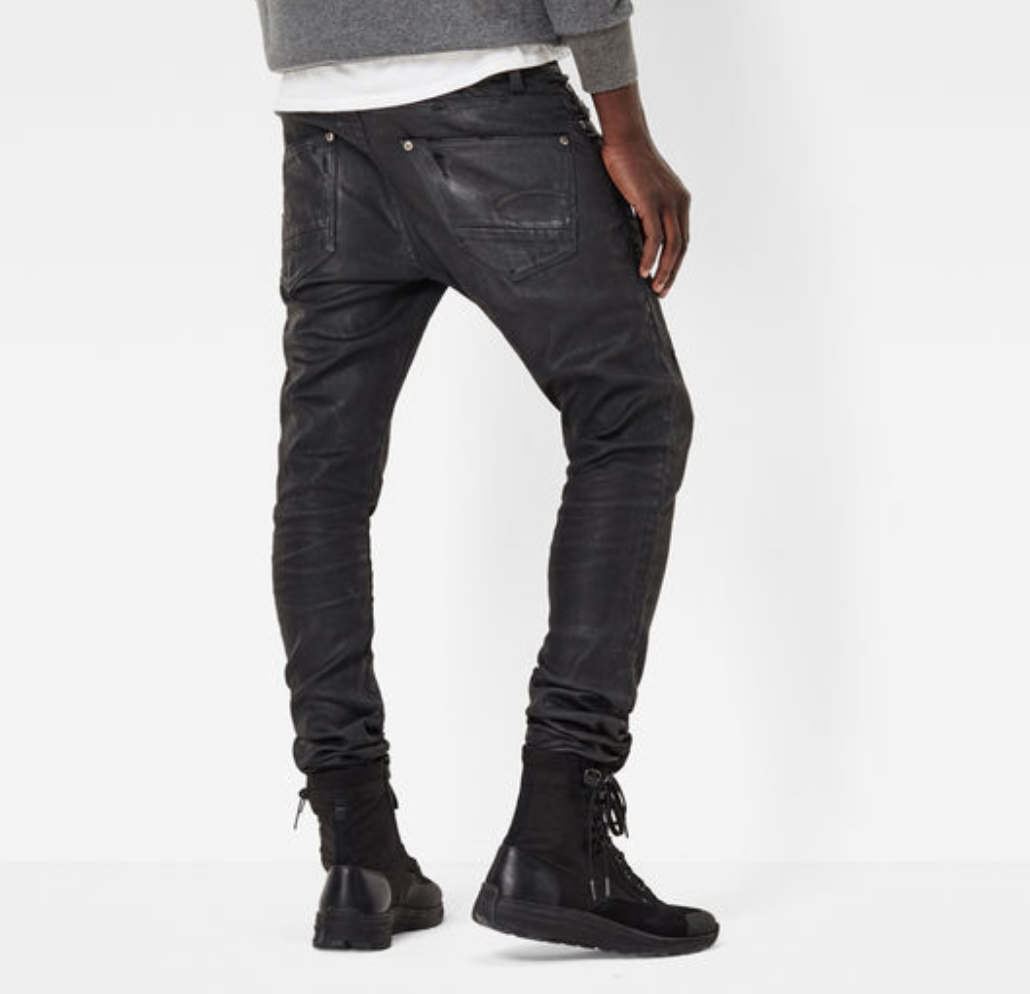 بنطلون جينز جي ستار ريفيند النحيف للغاية Bionic Black Cobler مُعاد 93 جينز