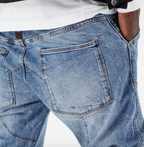 Джинсы G-STAR 5620 3D Slim Hadron Stretch Denim Medium состаренные