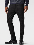 Jeans G-Star 3301 Super Slim Black Edington Denim 3D Raw