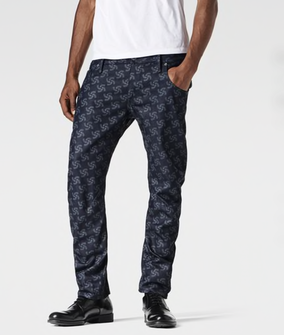 G Raw Oceans Pharrell Williams Drop 2 Arc 3D Slim Jeans