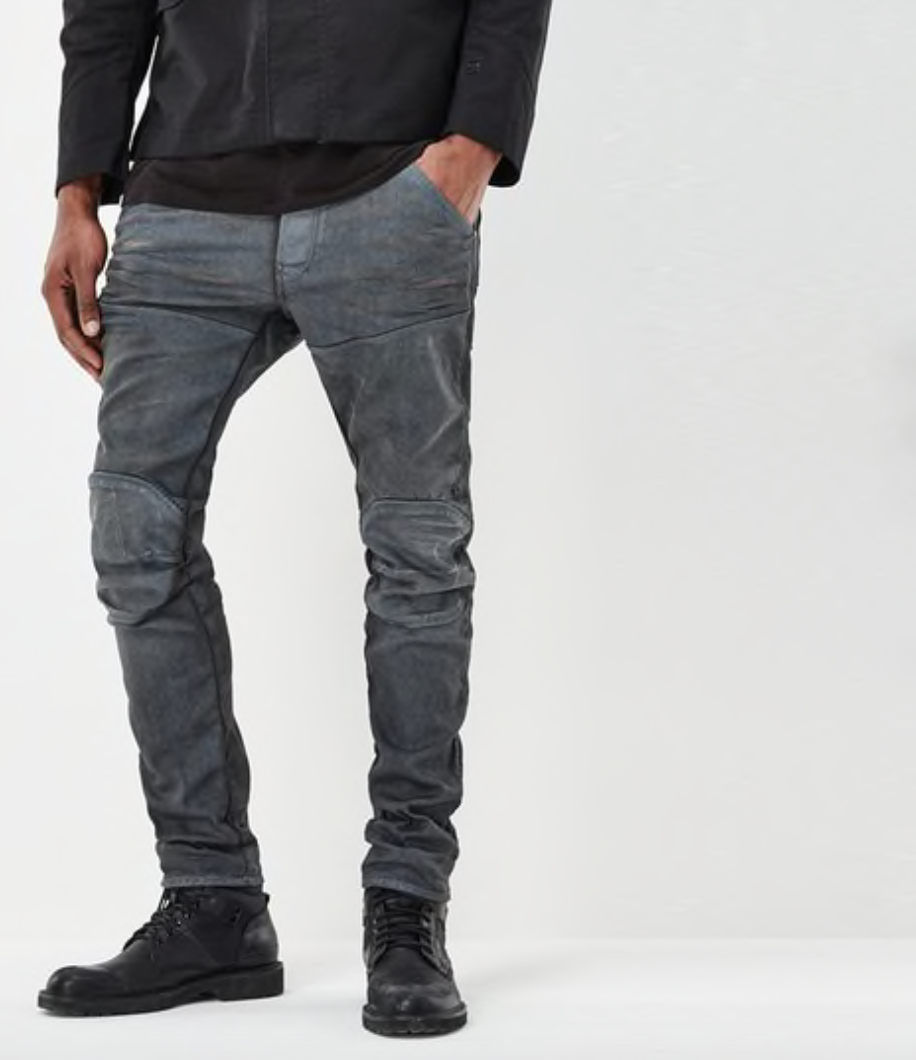 G-Star Raw 5620 3D Slim Cvočky IP Lommer Grey Tmavě staré ševcovské džíny