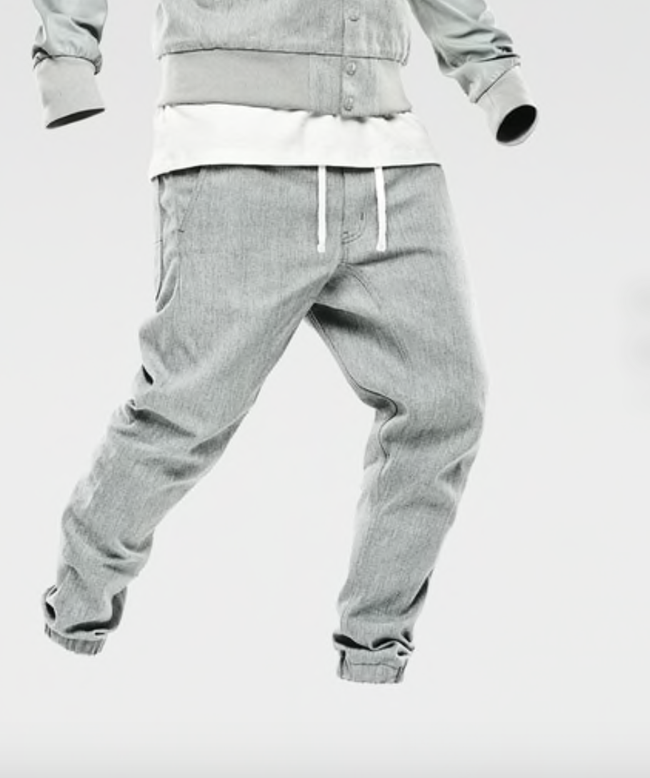 G-Star Selvedge Marc Newson Denim Elwood Slim Jogger Grey Pants