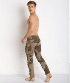 กางเกงคาร์โก้ G-Star Rovic Zip 3D Tapered Khaki Desert Camo