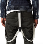 G-Star Bronson Slim Chino Bretelle Pantaloni Pantaloni verde oliva scuro Pantaloni