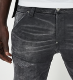 G-Star 5620 3D Slim Ding Grey Středně staré restaurované 92 džíny