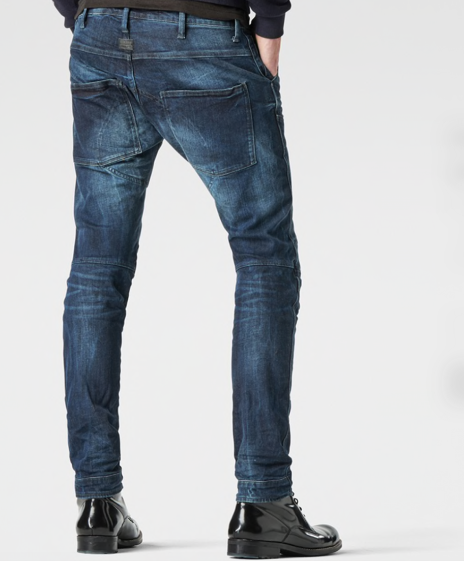 Stretch džínové džíny G-Star 5620 3D Super Slim Skinny Blue Deill