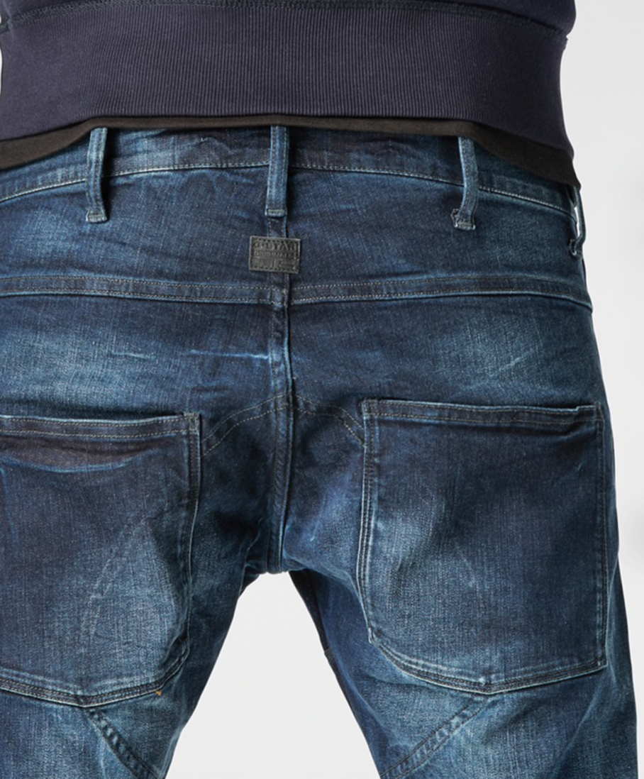 Stretch džínové džíny G-Star 5620 3D Super Slim Skinny Blue Deill