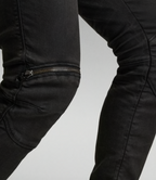 Черные джинсы скинни G-STAR 5620 с молнией 3D на коленях Slander Темно-состаренные джинсы Cobler