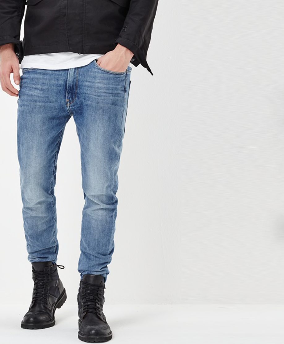 G-STAR Type C 3D Super Slim Humber Denim Light Age Skinny Jeans