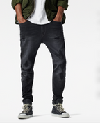 G-Star Type C 3D Super Slim Skinny Scaal Grey Dark Age Obnovené 63 Jeans