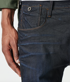 G-Star Type C Skinny Visor Denim Light Postarzane niebieskie dżinsy